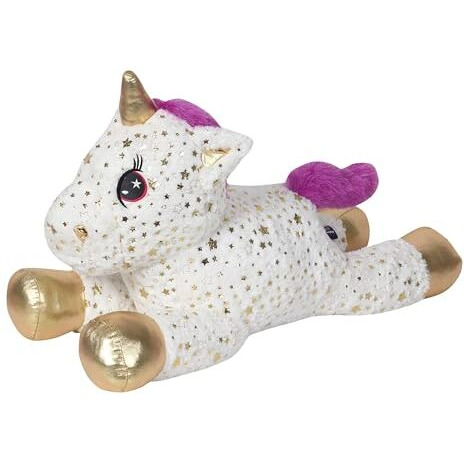 Webby Funny Unicorn Stuffed Animal Plush Toy For Kids (Golden)