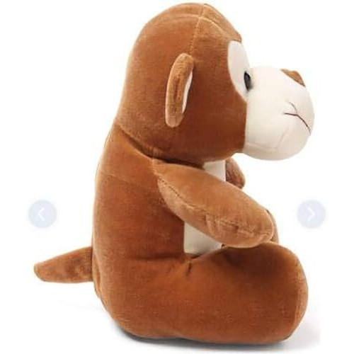 Adaraxx Plush Cute Sitting Monkey Stuffed Toys | Home Office And Car Dcor | Soft Toys For Kids And Adults (28 Cm)