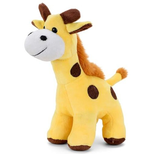 Webby Plush Standing Giraffe Soft Toys For Kids 30 Cm (Yellow)