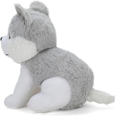 Webby Plush Husky Soft Toys For Kids Small, 20 Cm (Gray)