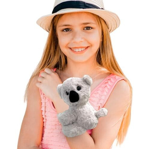 Webby Cute Koala Wrist Band Soft Toys | Slap Bracelet For Party Favors | Plush Stuffed Animal | Christmas | Birthday Gift | Party Surprise For Kids Teenager Boys And Girls