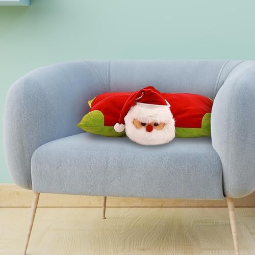 Webby Plush Santa Claus Soft Toys | Cushion For Home And Office Decor | Christmas Gift And Decoration | Birthday Gift | Multipurpose Stuffed Toys For Kids And Adults