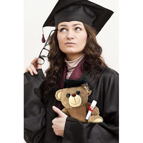 Webby Plush Graduation Teddy Bear Soft Toys | Gift And Decoration Item For Convocation | Collage Ceremony | Cute Stuffed Teddy Bear With Graduation Hat And Degree For College Students