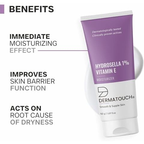 Dermatouch Vitamin E Moisturizer For Face | Daily Moisturizer Cream For Body - For All Skin Type - 50G
