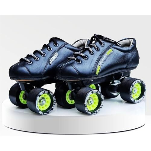 Jaspo Kids Torque Pro Outdoor Wheel Shoe Skate Combo(Shoe Skates+ Helmet+Knee+Elbow+Wrist+Bag)(Size-4 Uk(Age 10-11 Yrs),Torque Pro),Black