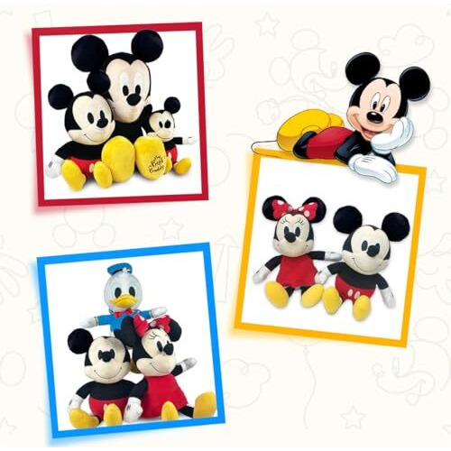 Disney Mickey Mouse Soft Toy 12 Inches Plush Mickey Mouse Stuffed Animal For Kids Officially Licensed Kids Toys For Ages 2+