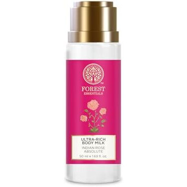 Forest Essentials Indian Rose Body Care Duo Gift Box 100Ml (Body Lotion + Body Wash)