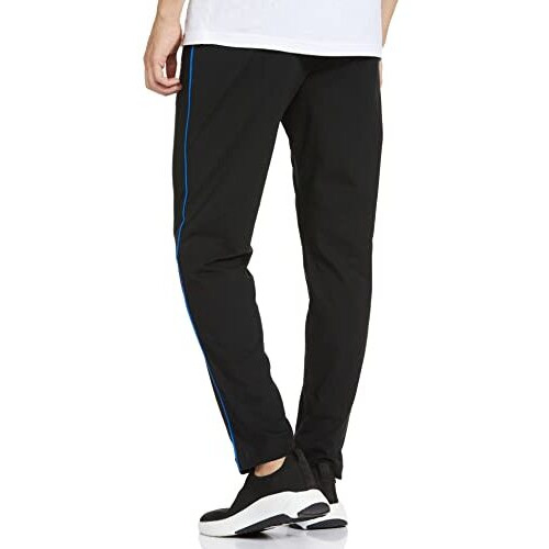 Van Heusen Athleisure Men Regular Fit Track Pants - Cotton Rich - Smart Tech, Easy Stain Release, Anti Stat, Quick Dry, Ultra Soft_50056_Black_Xl