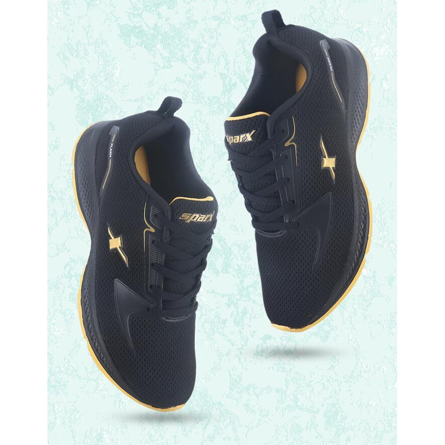 Sparx Mens Sm 808 | Enhanced Durability & Soft Cushion | Black Walking Shoe - 9 Uk (Sm 808)