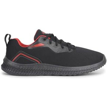 Liberty Force 10 Oslo-M1E Running Shoes For Men With Pvc Sole|Suitable For Walking, Gym, Jogging|Mesh Upper|Memory Foam Insole|Stylish, Comfortable & Durable|Sports Footwear (Black - 42 Euro)