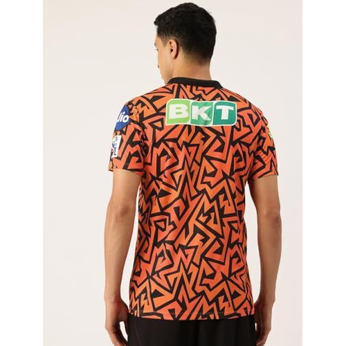 Playr Unisex's Regular Fit Jersey (Prsrh25-Fanjhs-Plain-Adult_Orange