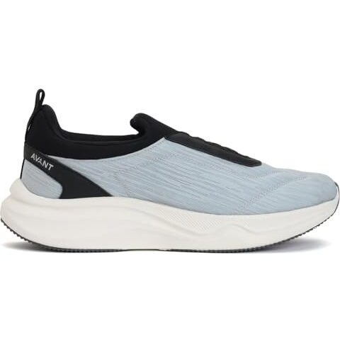 Avant Men's Brezza Slip- On Walking And Training Shoes-Breathable Mesh, Lightweight, Multi Directional Flexibility,Shock-Absorption Technology, Enhanced Cushioning, Walking Footwear (Avmsh168Cl01Uk8)