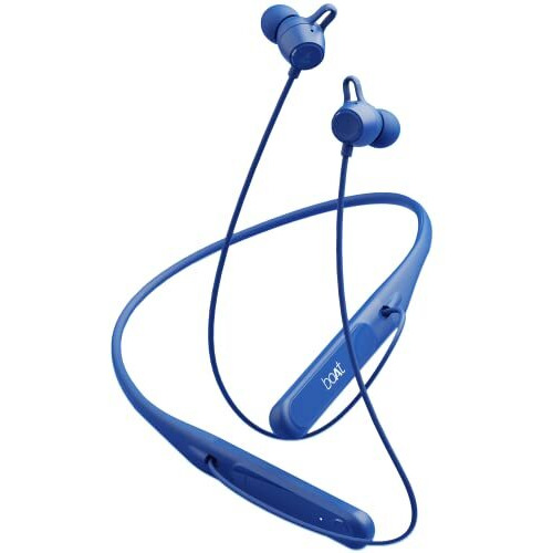 Boat Rockerz 255 Touch Neckband With Full Touch Controls, Spatial Audio, Up To 30H Playtime, Asap Charge, Beast Mode, Enx Technology(Deep Blue)