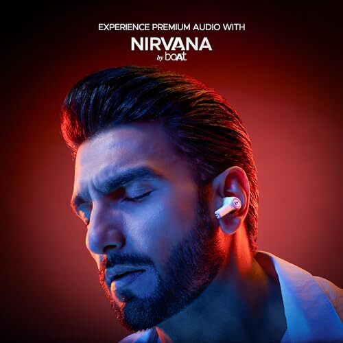 Boat Nirvana Ion Anc, Active Noise Cancellation(~32Db), 120Hrs Battery, App Support, Crystal Bionic Sound, 4Mics Enx, V5.3 Bluetooth Tws In Ear Earbuds Wireless Earphones With Mic (Quartz White)