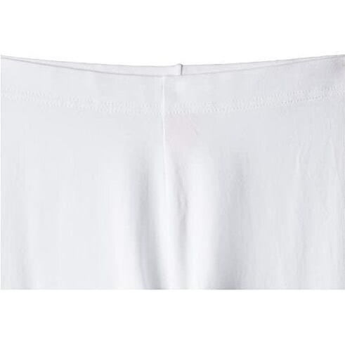 Max Girls Solid Full-Length Leggings_S23Elg08White_11-12Years White Fit Type  Regular Fit, Mid Rise