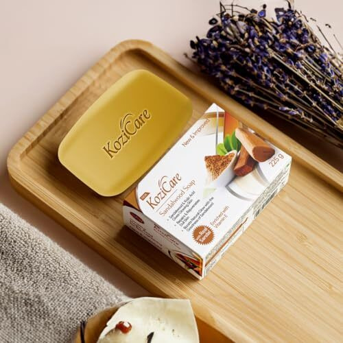 Kozicare Kojic Acid Soap & Glutathione Soap | Sandal Soap | Body Tan Removal Soap & Detan Soap | Sandalwood Ghar Ka Soap | Natural Soap | Soaps For Bath | Bath Soap Combo Offers - Pack Of 3