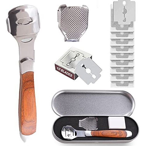 Dr Foot | Callus Remover For Feet | Foot Filer For Dead Skin Removal | Foot Callus Remover | Feet Dead Skin Remover Foot | Corn Cutter For Foot | Corn Remover For Feet | Corn Peeler | With 10 Blades