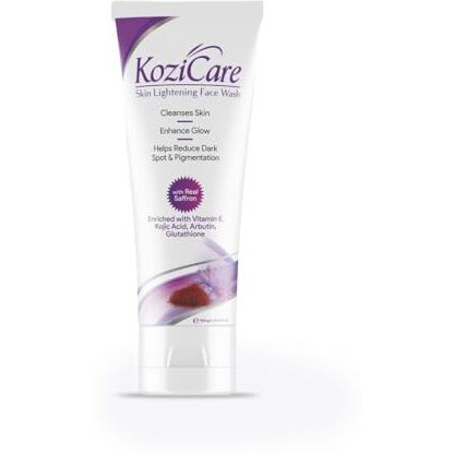 Kozicare Kojic Acid Face Wash & Glutathione Face Wash | Saffron Face Wash | Acne Wash For Glowing Skin | Face Wash For Women & Men | Face Cleanser & Skin Care - 100 Ml