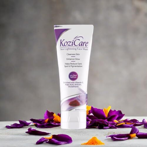 Kozicare Kojic Acid Face Wash & Glutathione Face Wash | Saffron Face Wash | Acne Wash For Glowing Skin | Face Wash For Women & Men | Face Cleanser & Skin Care - 100 Ml