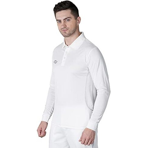 Nivia Full Sleeves Lords Cricket Jersey ( White , Medium )