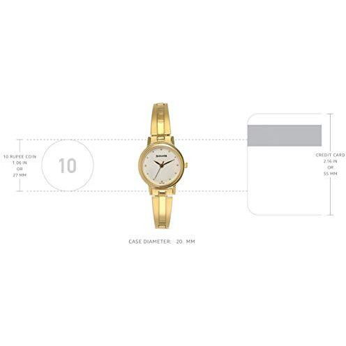 Sonata Quartz Analog White Dial Stainless Steel Strap Watch For Women-Ns8096Ym04