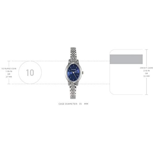 Sonata Quartz Analog Blue Dial Stainless Steel Strap Watch For Women-Ns8100Sm04/Nt8100Sm04
