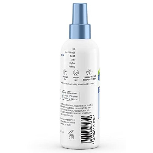 Cetaphil Optimal Hydration Body Spray Moisturizer 207Ml | Lightweight Moisturizer & Non-Greasy | Hyaluronic Acid, Sunflower Oil, Blue Daisy Extract