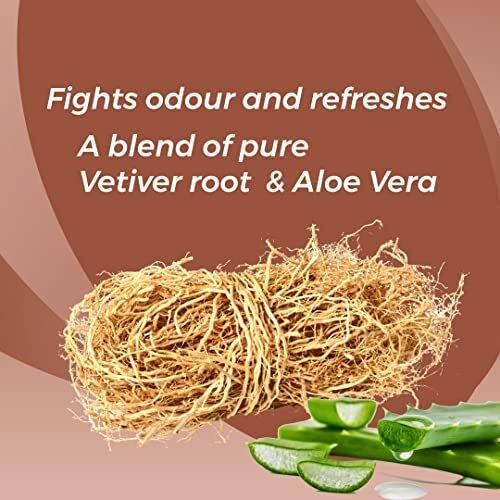 K.P. Namboodiri S Vetiver Herbal Soap 100G Each, 4 Pieces (Pack Of 2)