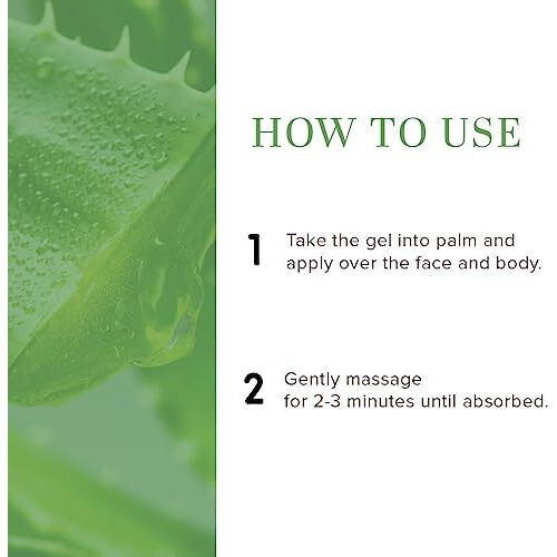 Khadi Natural Aloe Vera Gel |Deeply Moisturizing| Unique Non Sticky Formula| Makes Skin Soft And Supple| Suitable For All Skin Types| 200G
