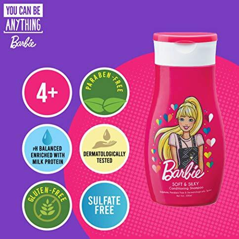 Barbie Shampoo, Soft And Silky, 200 Ml, Multi