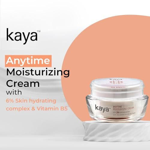 Kaya Clinic Anytime Daily Use Lightweight 24 Hours Hydration Moisturising Cream Enriched With Shea Butter For All Skin Types (50Ml)