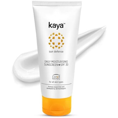 Kaya Clinic Daily Moisturizing Sunscreen Spf 30, 5 Star Boots Rating, Hydrates Skin, All Skin Types 75Ml Cream