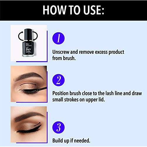 Blue Heaven Get Bold Matte Finish Eyeliner Gel (Black, 7 Ml)