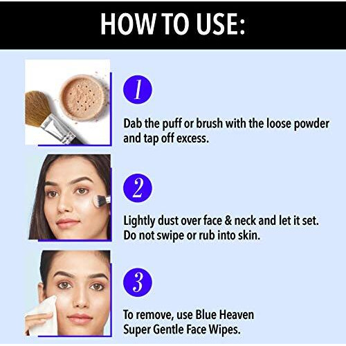 Blue Heaven Flawless Matte Finishing Powder For Normal Skin, Radiant Finish, Long Stay, Natural, 20Gm, Brown