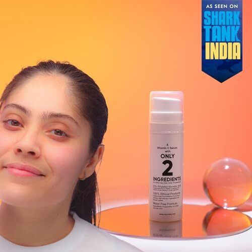 Cos-Iq 23% Vitamin C Face Serum For Glowing Skin (30 Days Pack) | Advanced Molecular Skincare Technology | Highly Stable, Non Irritating, Non Sticky| Brightening Vit C Formula For Men And Women | 30Ml