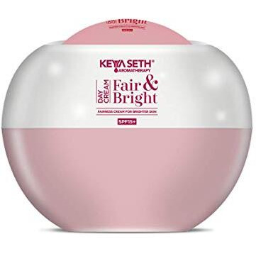 Keya Seth Aromatherapy Fair & Bright Day Cream Skin Whitening Brightening Nourishing Natural & Anti Spot Fairness Moisturizer Spf 15 Enriched With Pure Essential Oil.