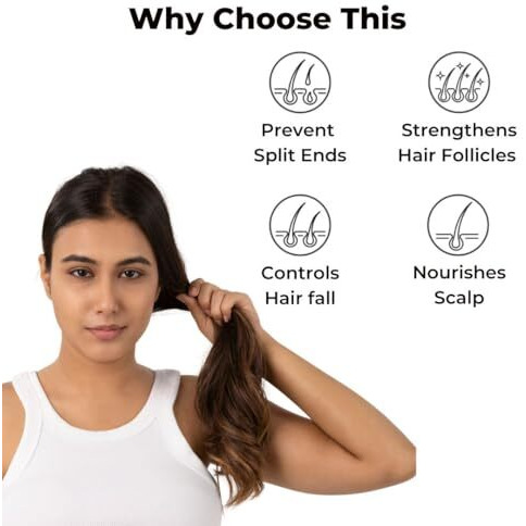 Brillare Professional Hair Fall Control Shampoo, Natural Anti Hair Fall & Hair Growth Shampoo With Soyabean & Vital Plant Extracts For Better Hair Holding, 300 Ml
