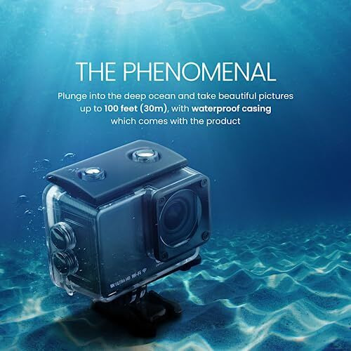 Digitek Dac 002 5K Ultra Hd Action Camera - 24Mp, 100Ft Waterproof, 128Gb Support, Dual 1350Mah Batteries, Eis Stabilization, Hdmi Output, Inbuilt & External Mic, Speaker - Perfect For Adventure