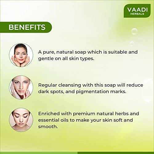 Vaadi Herbals Enchanting Rose Soap With Mulberry Extract, 75Gx3