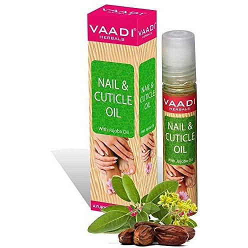 Vaadi Herbals Nail And Cuticle Oil With Jojoba Oil, 10Ml