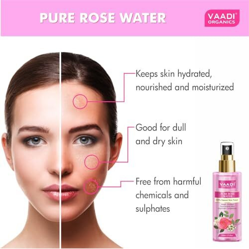 Rose Water - 100% Natural & Pure (110 Ml)