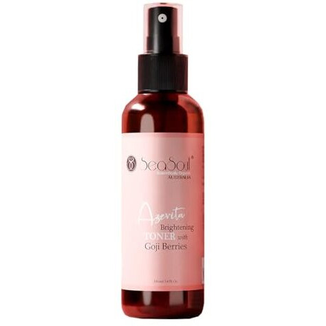 Seasoul Intensive Brightening Face Toner Mist Spray For Brightening, Hydration & Skin Makeup Cleansing Infused With Hyaluronic Acid, Goji Berries, Azelaic, Collagen, Glutathione & Vitamin C (100 Ml)
