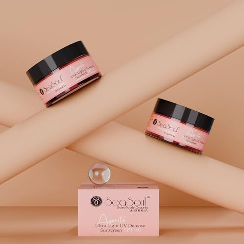 Seasoul Spf 50 Sunscreen Ultra Light Uv Defense Cream For Broad Spectrum Uva & Uvb Protection, Skin Brightening With Hyaluronic Acid, Glutathione & Vitamin C (100 G)|For Combination Skin Types