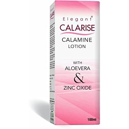 Elegant Calarise Calamine Lotion For Skin Itching With Aloevera & Zinc Oxide 100Ml | For Skin Soothing And Rashes