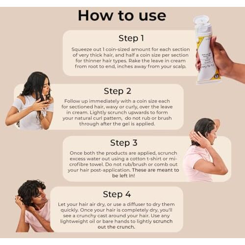 Fix My Curls Protein Styling Duo| For Curly, Wavy, Dry & Frizzy Hair | Frizz Control | Silicone Free Curl Defining Cream & Gel| 100Gm Each