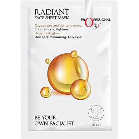 O3+ Facialist Radiant Face Sheet Mask For Oxygenates And Tightens Pores To Reduce Uneven Skin Tone (30G)
