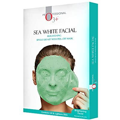 O3+ Sea White Brightening Facial Kit 45G With Peel Off Mask For Women| Suitable For Normal To Oily Skin Types