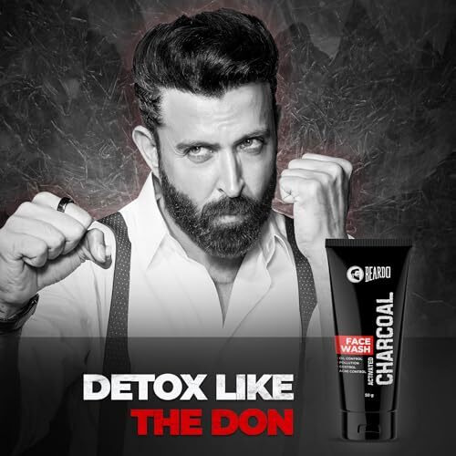 Beardo Charcoal Facewash, 50Ml & Peel Off Mask, 50G| For Deep Pore Cleaning And Removes Dirt | Face Mask For Glowing Skin | Gift Hamper For Men | Valentines Day Gift For Husband | Gift For Boyfriend | Gift For Men