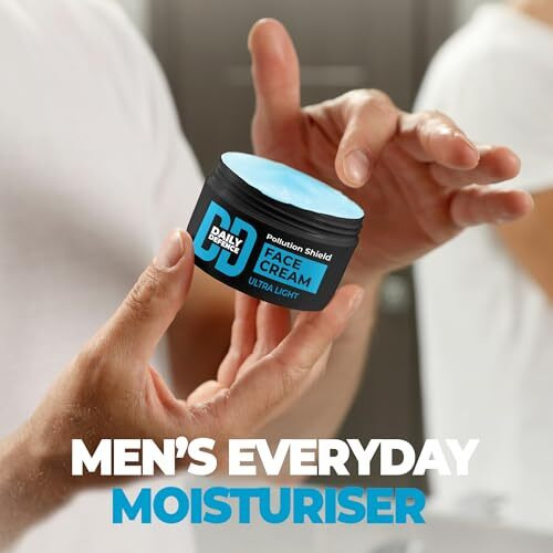 Beardo Daily Defence Face Cream For Men, 50G |Water-Based Fast Absorbing Ultralight Moisturizer For Face With Niacinamide & Vitamin E | Shield Against Pollution