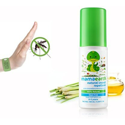 Mamaearth Natural Insect Repellent For Babies (100 Ml, 0-5 Yrs), Pack Of 1